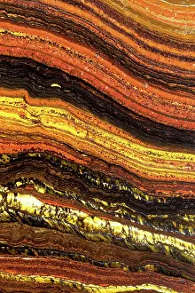 Hematite: Tiger Iron (Banded Iron Ore) - Hematite - Jasper