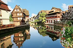 Quay: Timbered buildings, La Petite France Canal