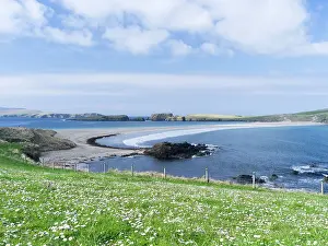 Secluded: Tombolo connecting St Ninian's Isle with