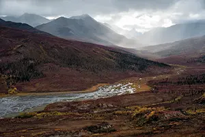 Tombstone: Tombstone Territorial Park Autumn tundra from the