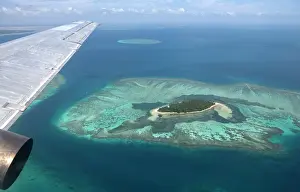 Tonga: Tonga, South Pacific - Flying over the archipelago
