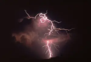 Storms: A tornado forms beneath a low-topped supercell thunderstorm