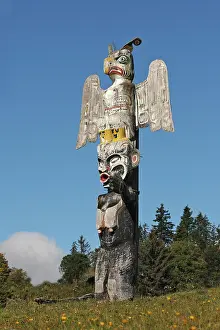Poles: Totem Pole- tribute to Kwakwaka'wakw Indian