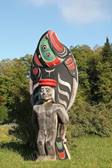 Poles: Totem Pole - tribute to Kwakwaka'wakw Indians