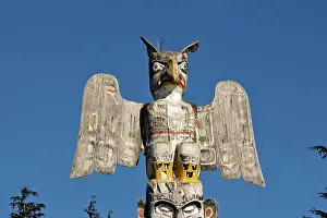 Poles: Totem Pole - tribute to Kwakwaka'wakw Indians