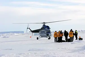 Picked: Tourists - being picked up by helidcopter