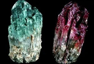 Hexagonal: Tourmaline and Rubellite