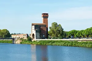 Arno: The Tower of the Citadel and Arno River