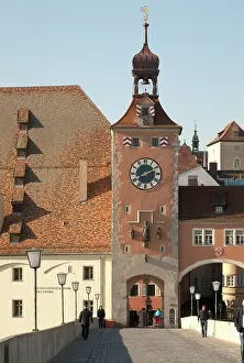 Bartruff: Tower entrance to Old Town from historic