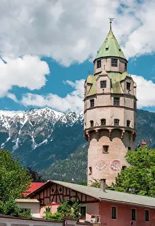 Tirol: Tower of Hasegg Castle, Hall in Tyrol, Tyrol, Austria