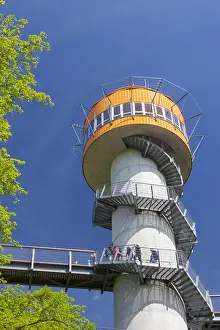 Viewing: Tower of the tree-top trail at the Hainich National