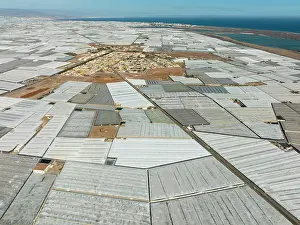 Plastic: The town of San Agustin amidst masses of shimmering