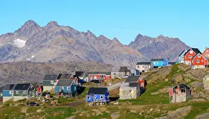 Settlement: Town Tasiilaq (former Ammassalik), the biggest town in