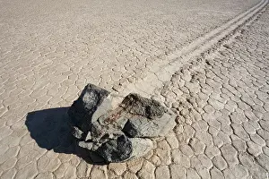 Created: Track created by one of the mysterious moving rocks