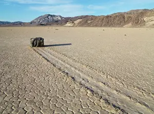 Created: Track created by one of the mysterious moving rocks