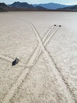 Created: Tracks created by the mysterious moving rocks at
