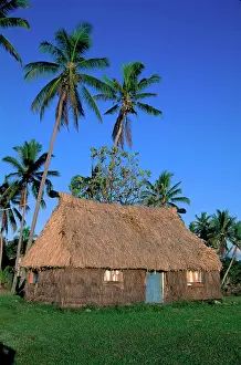 Shack: Traditional grass home Kadavu Fiji