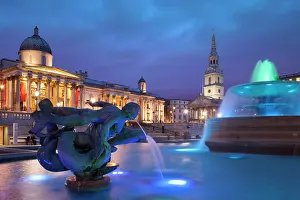 Trafalgar: Trafalgar Square with St. Martins in the