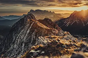 Sport: Trail running on the Grubigstein in the Tiroler