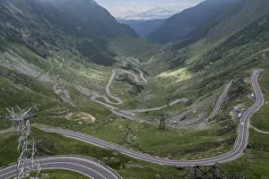 Roads: Transfagarasan Road in Fagaras Mountains, Romania