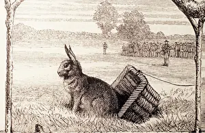 Hunter: TRAP Illustration - Shooting rabbits at Hurlingham