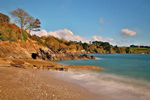 Trebah: Trebah Garden - beach