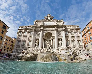 Crafts: Trevi Fountain, Rome, Italy, Europe