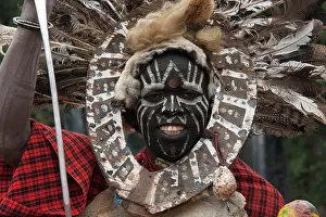 Thompson: Tribesman - local - Thompson's Falls dressed up for tourists