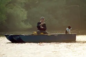 Anglers: Trout Fishing - from boat on lake