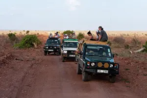 Vehicles: Tsavo East National Park, Kenya