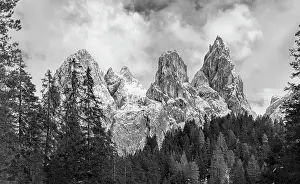 Dolomite: Tschamin Valley, Valle di Ciamin, in the Rosengarten