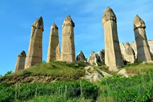 Goreme: Turkey. Cappadocia. Near Goreme, the Love Valley