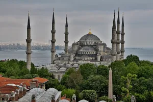 Mosque: Turkey Istanbul and Blue Mosque