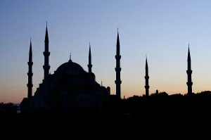 Mosque: Turkey, Istanbul. Blue Mosque (aka Sultan