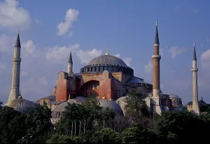 Turret: Turkey, Istanbul. Hagia Sophia