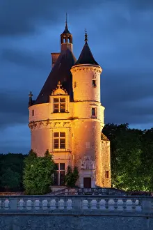 Turret: Twilight over the 15th century Guard Tower
