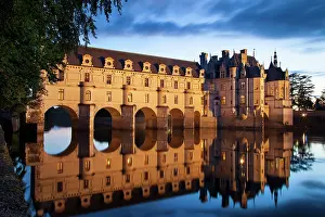 Wealth: Twilight over Chateau Chenonceau and River