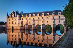 Wealth: Twilight over Chateau Chenonceau and River
