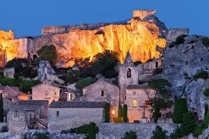 Wrought: Twilight over medieval town of Les Baux
