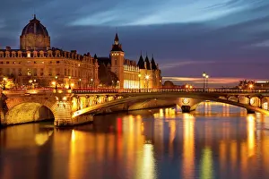 Prison: Twilight over River Seine below the Concierge
