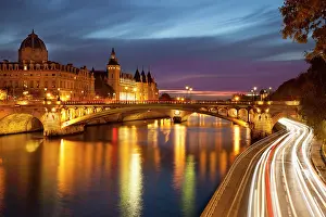 Prison: Twilight over River Seine below the Concierge