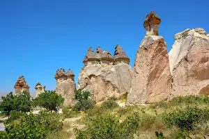 Settlement: Typical and inhabited rock formations in the Cappadocia