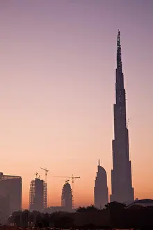 Emirates: UAE, Dubai. Burj Dubai Hotel and surrounding