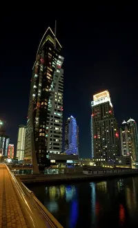 Emirates: UAE, Dubai, Marina. Roshana Tower and other