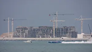 Emirates: UAE, Dubai. Powerboat Victory speeds past