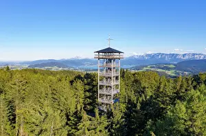 251020: UAV photo, Lichtenbeg observation tower with view