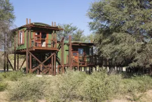 Cabins: The Urikaarus Wilderness Camp with its cabins built
