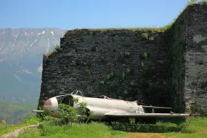 Plane: U.S.-American Lockheed T-33 plane that was forced