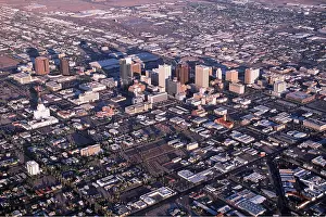 Phoenix: USA, Arizona - Aerial of Phoenix