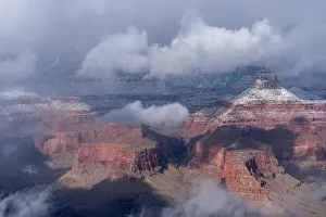 Grall: USA, Arizona, Grand Canyon National Park. Winter